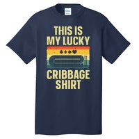 Cribbage Art Cribbage Board Cribbage Player Tall T-Shirt