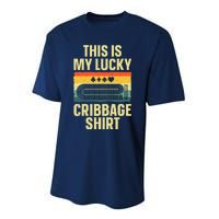 Cribbage Art Cribbage Board Cribbage Player Performance Sprint T-Shirt