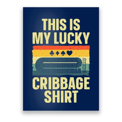 Cribbage Art Cribbage Board Cribbage Player Poster