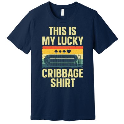 Cribbage Art Cribbage Board Cribbage Player Premium T-Shirt