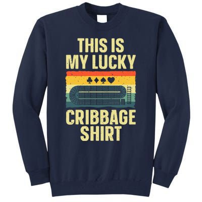 Cribbage Art Cribbage Board Cribbage Player Tall Sweatshirt