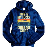 Cribbage Art Cribbage Board Cribbage Player Tie Dye Hoodie