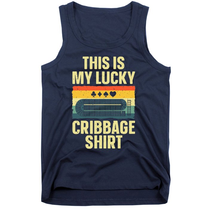 Cribbage Art Cribbage Board Cribbage Player Tank Top