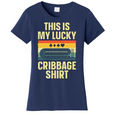 Cribbage Art Cribbage Board Cribbage Player Women's T-Shirt