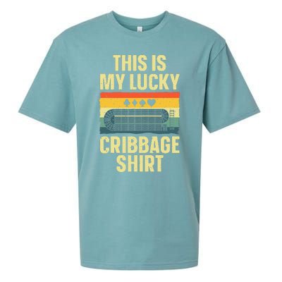 Cribbage Art Cribbage Board Cribbage Player Sueded Cloud Jersey T-Shirt