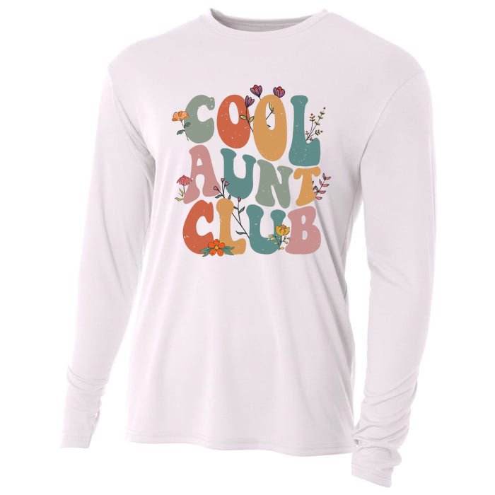 Cool Aunts Club Valentines Day Cooling Performance Long Sleeve Crew