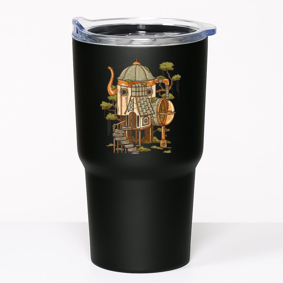 Cottagecore Aesthetic Cute Fairy House Tumbler