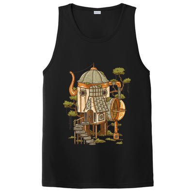 Cottagecore Aesthetic Cute Fairy House PosiCharge Competitor Tank