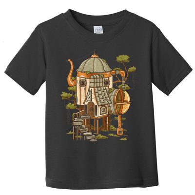 Cottagecore Aesthetic Cute Fairy House Toddler T-Shirt