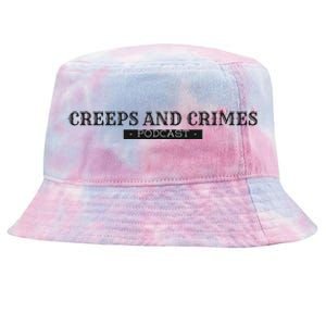 Creeps And Crimes Podcast Logo Tie-Dyed Bucket Hat