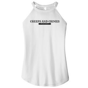 Creeps And Crimes Podcast Logo Women's Perfect Tri Rocker Tank