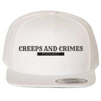 Creeps And Crimes Podcast Logo Wool Snapback Cap