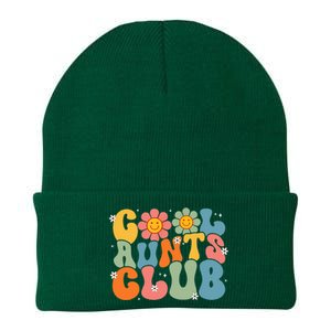 Cool Aunts Club Groovy Retro Smile Aunt Auntie MotherS Day Knit Cap Winter Beanie