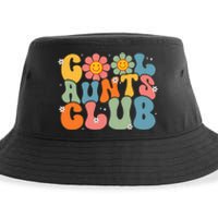 Cool Aunts Club Groovy Retro Smile Aunt Auntie MotherS Day Sustainable Bucket Hat