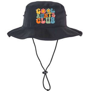 Cool Aunts Club Groovy Retro Smile Aunt Auntie MotherS Day Legacy Cool Fit Booney Bucket Hat