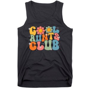 Cool Aunts Club Groovy Retro Smile Aunt Auntie MotherS Day Tank Top