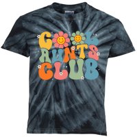 Cool Aunts Club Groovy Retro Smile Aunt Auntie MotherS Day Kids Tie-Dye T-Shirt