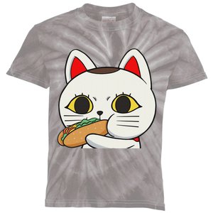 Cat Anime Cute Funny Manga Turbo Granny Kawaii Cat Kids Tie-Dye T-Shirt