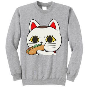 Cat Anime Cute Funny Manga Turbo Granny Kawaii Cat Tall Sweatshirt