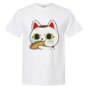 Cat Anime Cute Funny Manga Turbo Granny Kawaii Cat Garment-Dyed Heavyweight T-Shirt