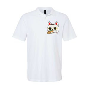 Cat Anime Cute Funny Manga Turbo Granny Kawaii Cat Softstyle Adult Sport Polo