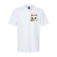 Cat Anime Cute Funny Manga Turbo Granny Kawaii Cat Softstyle Adult Sport Polo