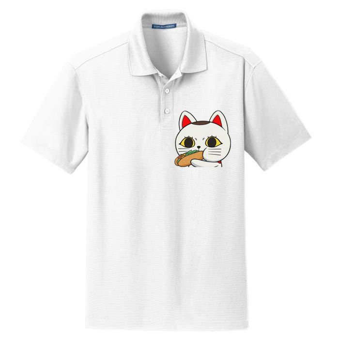 Cat Anime Cute Funny Manga Turbo Granny Kawaii Cat Dry Zone Grid Polo