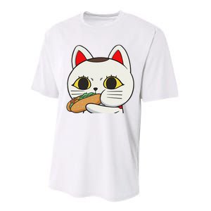 Cat Anime Cute Funny Manga Turbo Granny Kawaii Cat Performance Sprint T-Shirt