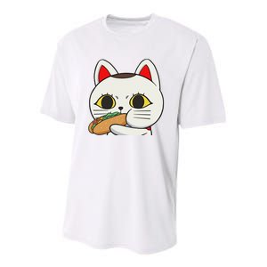 Cat Anime Cute Funny Manga Turbo Granny Kawaii Cat Youth Performance Sprint T-Shirt