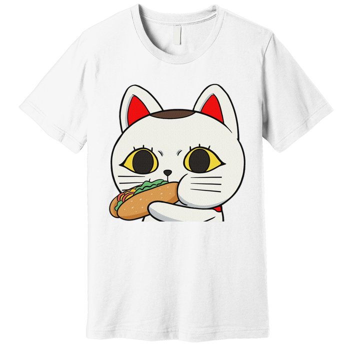 Cat Anime Cute Funny Manga Turbo Granny Kawaii Cat Premium T-Shirt