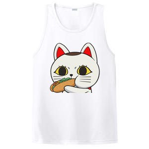 Cat Anime Cute Funny Manga Turbo Granny Kawaii Cat PosiCharge Competitor Tank