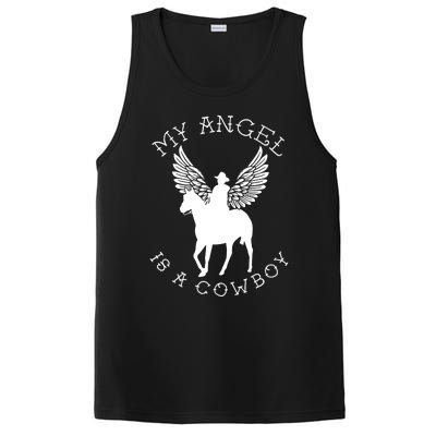 Cow Angel Country Horse Lover Rememberance In Memory Gift PosiCharge Competitor Tank