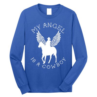 Cow Angel Country Horse Lover Rememberance In Memory Gift Long Sleeve Shirt