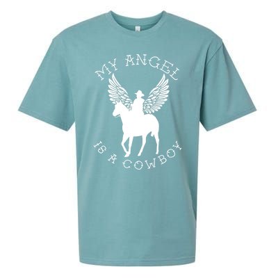 Cow Angel Country Horse Lover Rememberance In Memory Gift Sueded Cloud Jersey T-Shirt