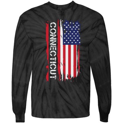 Connecticut America Tie-Dye Long Sleeve Shirt