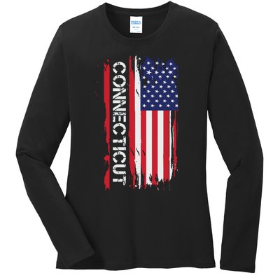 Connecticut America Ladies Long Sleeve Shirt