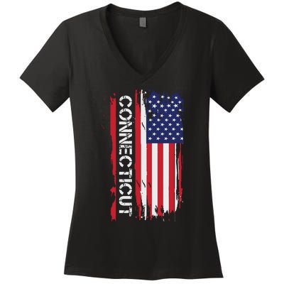 Connecticut America Women's V-Neck T-Shirt