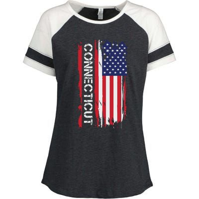 Connecticut America Enza Ladies Jersey Colorblock Tee