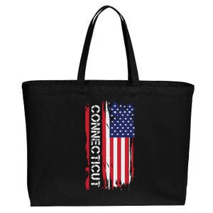 Connecticut America Cotton Canvas Jumbo Tote