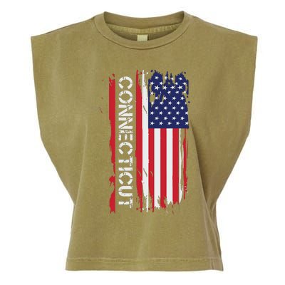 Connecticut America Garment-Dyed Women's Muscle Tee