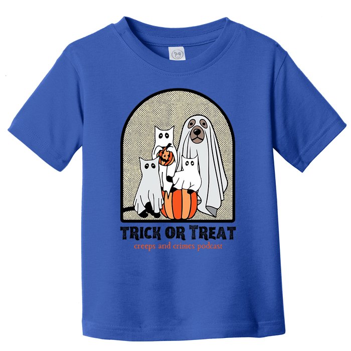 Creeps And Crimes Trick Or Treat Toddler T-Shirt