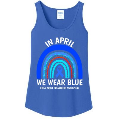 Child Abuse Cool Gift Cool Gift Abuse Prevention Awareness Month Gift Ladies Essential Tank