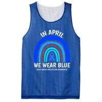 Child Abuse Cool Gift Cool Gift Abuse Prevention Awareness Month Gift Mesh Reversible Basketball Jersey Tank