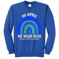 Child Abuse Cool Gift Cool Gift Abuse Prevention Awareness Month Gift Tall Sweatshirt