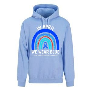 Child Abuse Cool Gift Cool Gift Abuse Prevention Awareness Month Gift Unisex Surf Hoodie