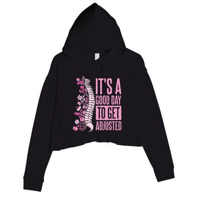 Chiropractic Assistant Chiropractor Crop Fleece Hoodie