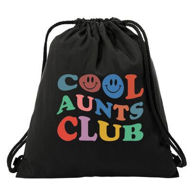 Cool Aunts Club Best Aunt Ever Gift For Aunt Drawstring Bag