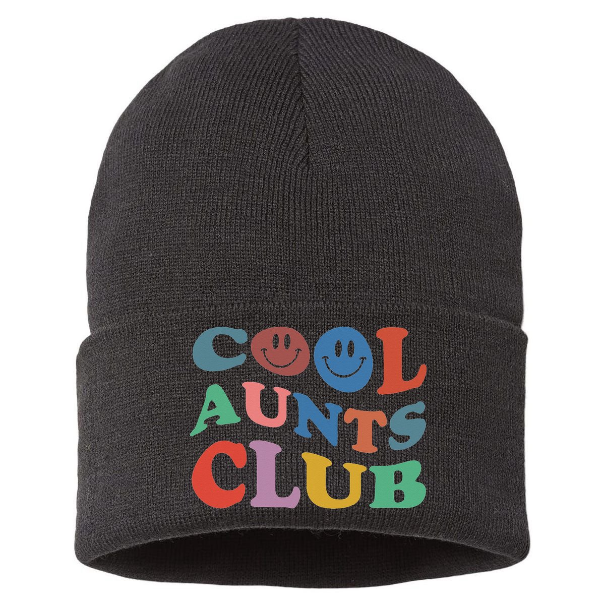 Cool Aunts Club Best Aunt Ever Gift For Aunt Sustainable Knit Beanie
