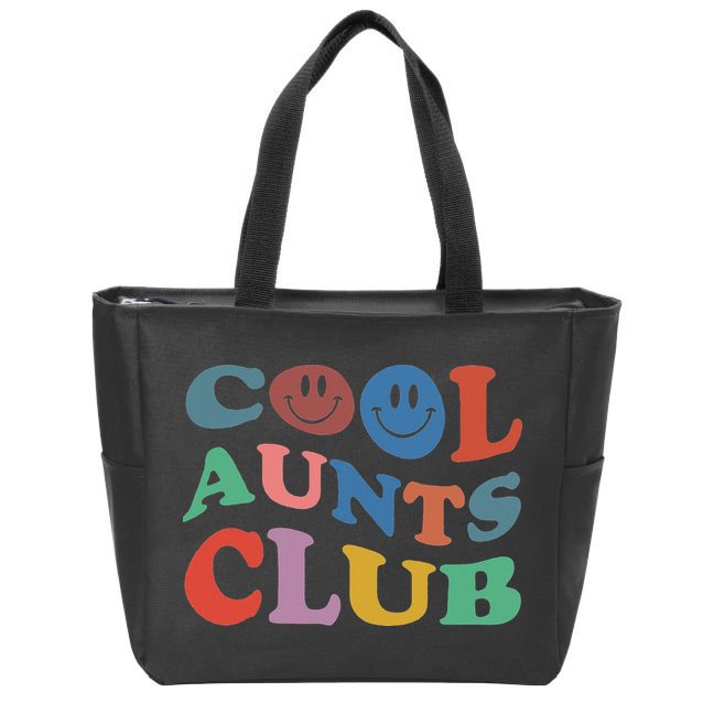 Cool Aunts Club Best Aunt Ever Gift For Aunt Zip Tote Bag