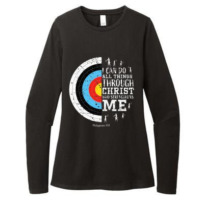 Cute Archery Womens CVC Long Sleeve Shirt